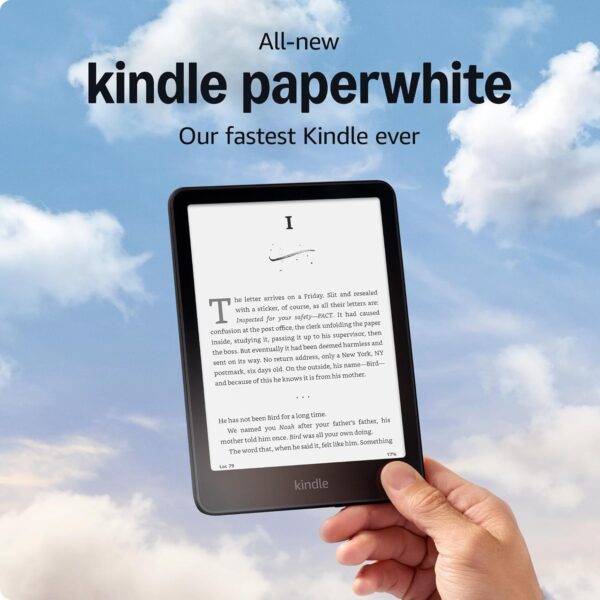 Amazon Kindle Paperwhite 16GB (2024) Gen12 Ad-Supported (New) - Black