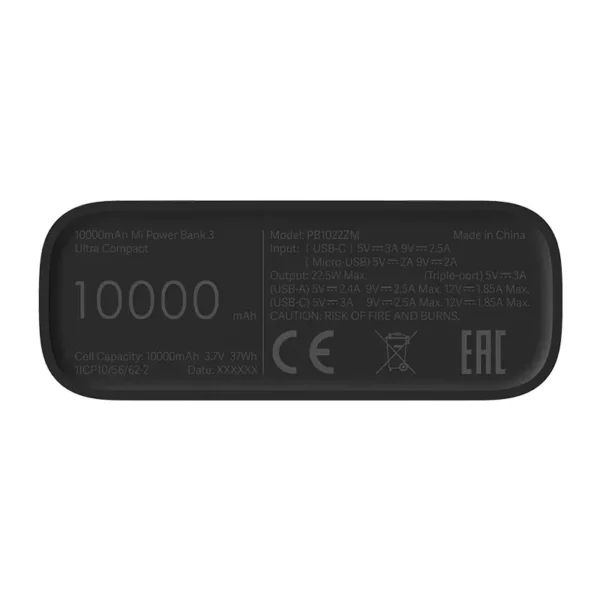 Xiaomi 10000 mAh Power Bank 3 Ultra Compact - Prijenosni punjač