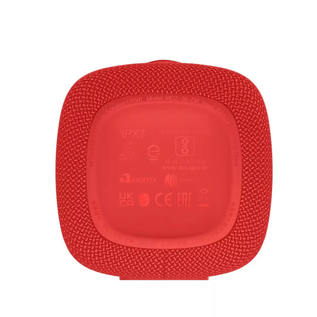 Xiaomi Portable Bluetooth Speaker 16 W Red - Prijenosni zvučnik