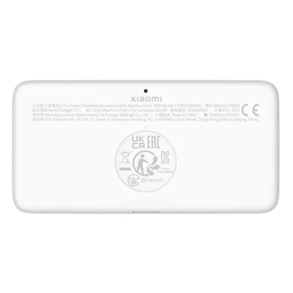 Xiaomi Temperature and Humidity Monitor Clock - Sat i senzor temperature i vlage