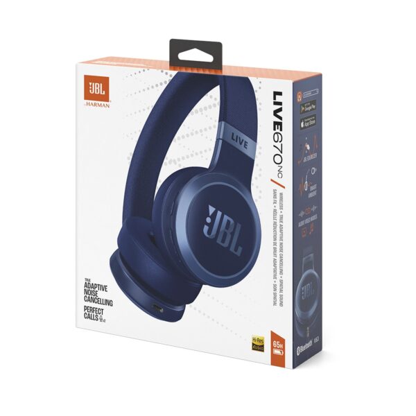 JBL Live 670 NC Bluetooth slušalice – Plave