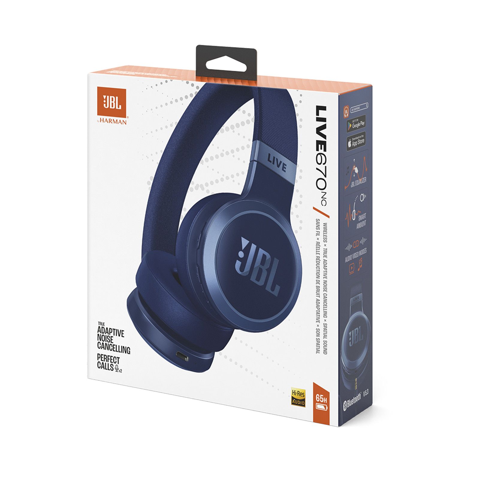 JBL Live 670 NC Bluetooth slušalice – Plave
