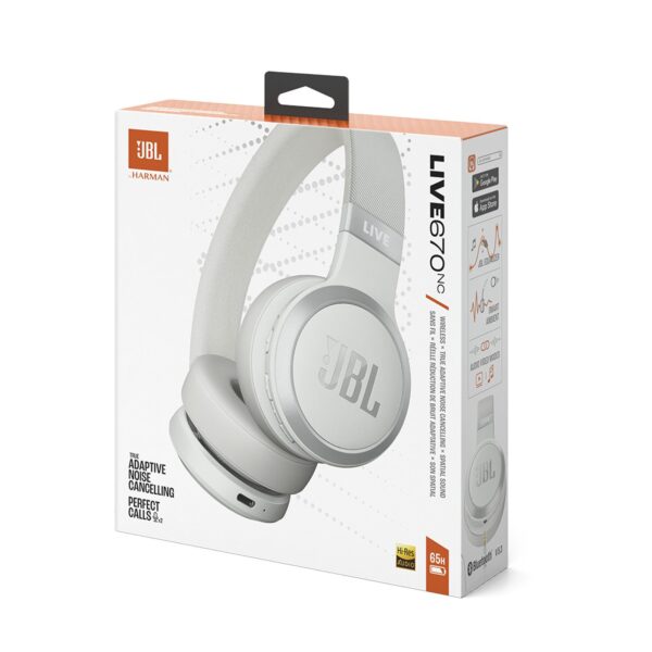 JBL Live 670 NC Bluetooth slušalice – Bijele