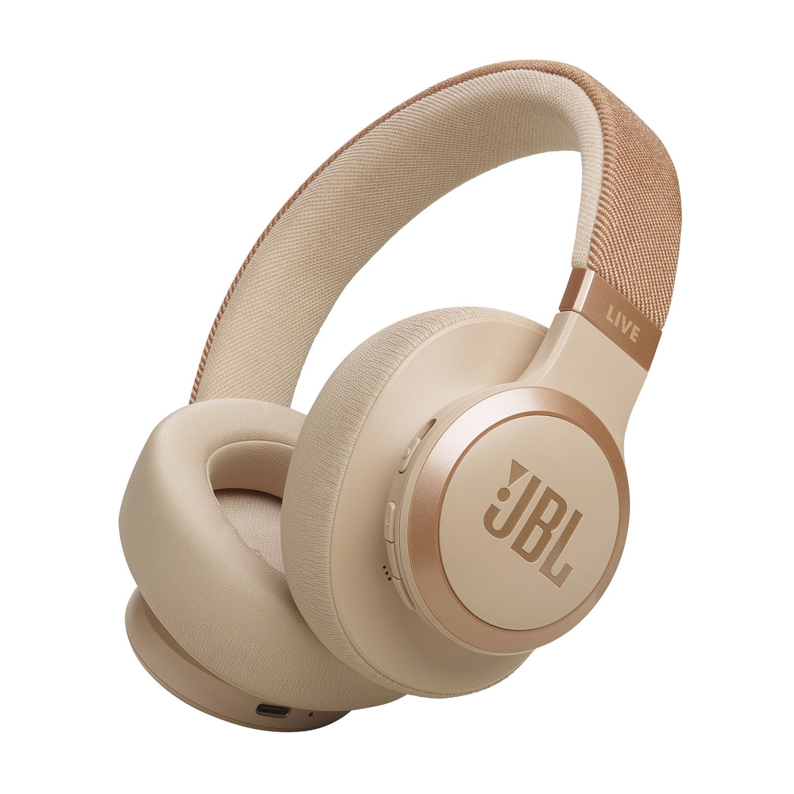 JBL Live 770 NC Bluetooth slušalice – Zlatne