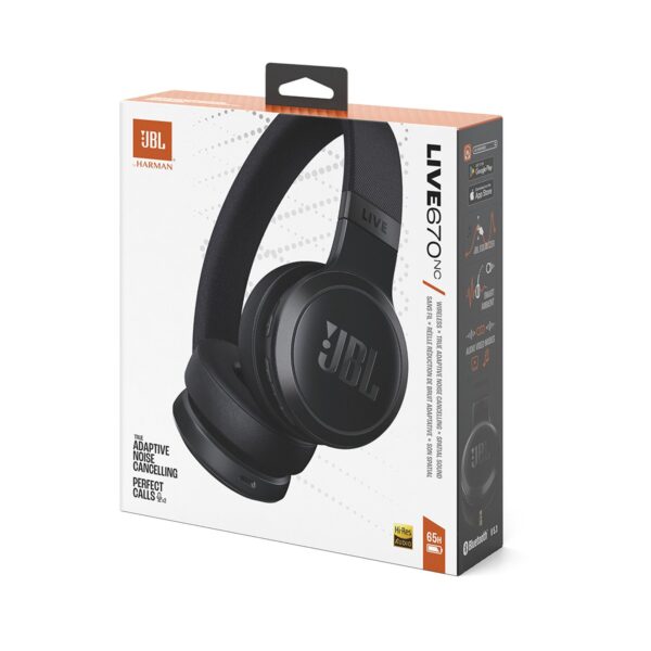 JBL Live 670 NC Bluetooth slušalice – Crne