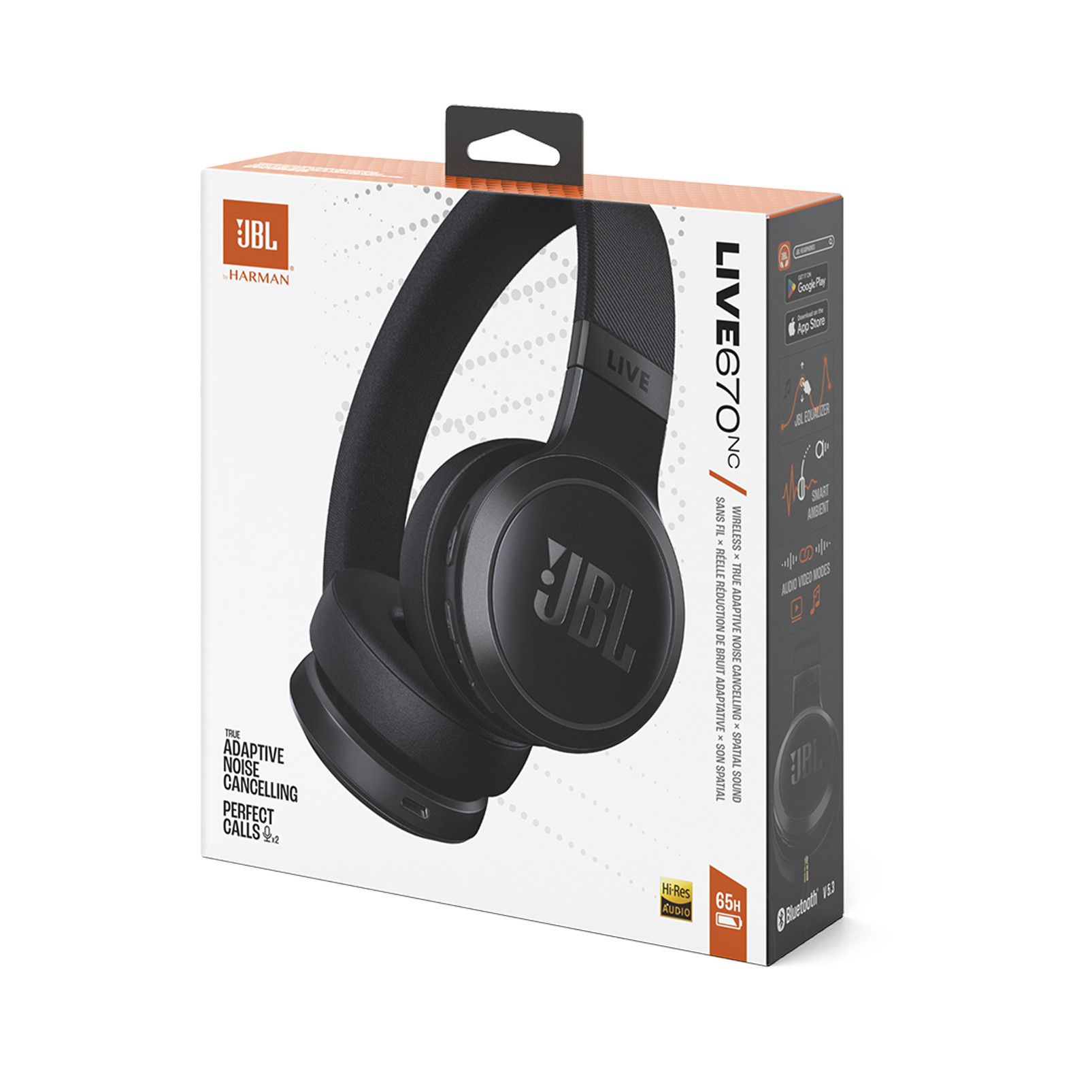 JBL Live 670 NC Bluetooth slušalice – Crne