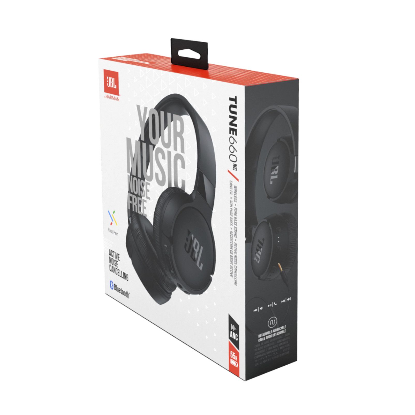 JBL T660 NC Bluetooth slušalice – Crne