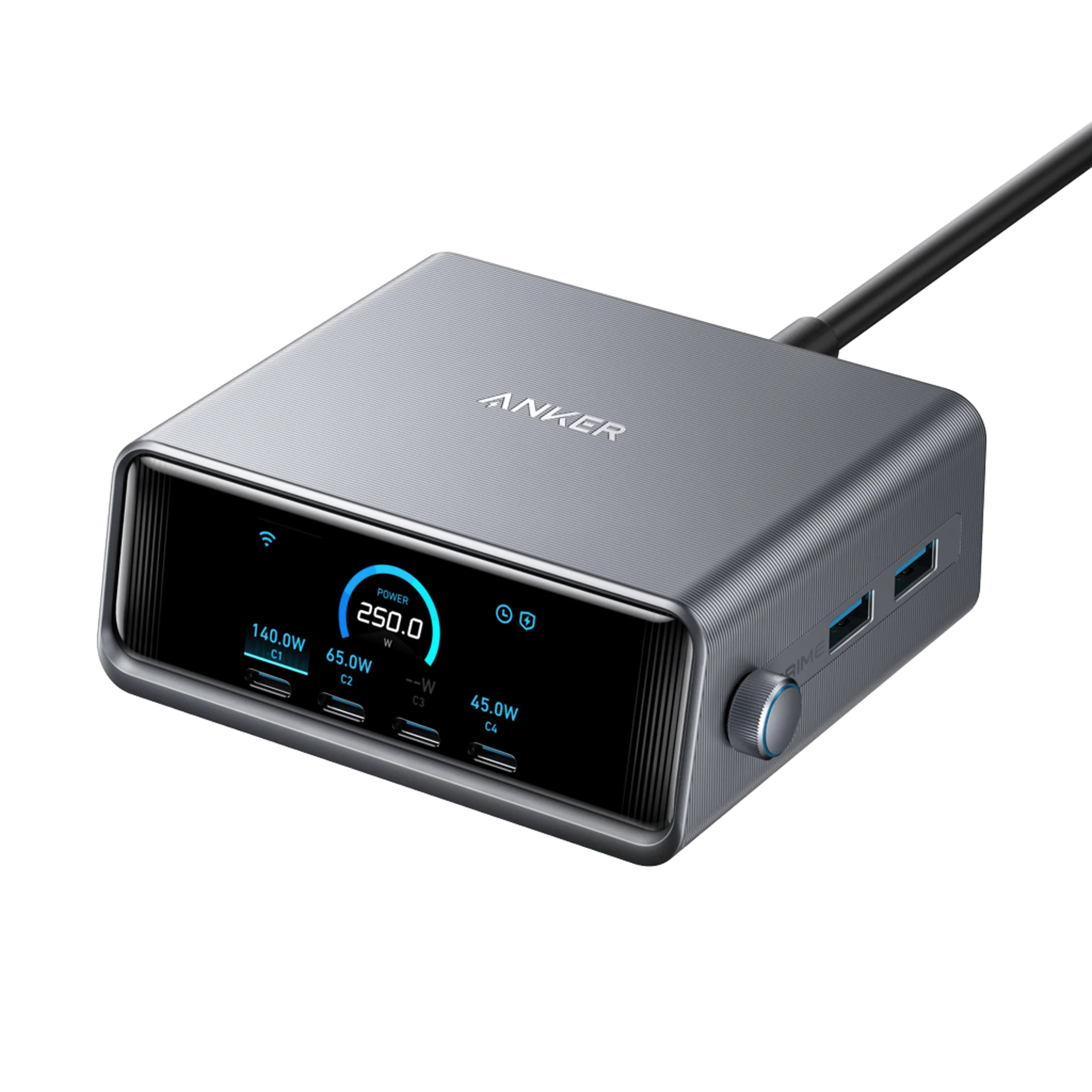 Anker Prime Charger (250W, 6 Ports, GaNPrime) - Desktop punjač