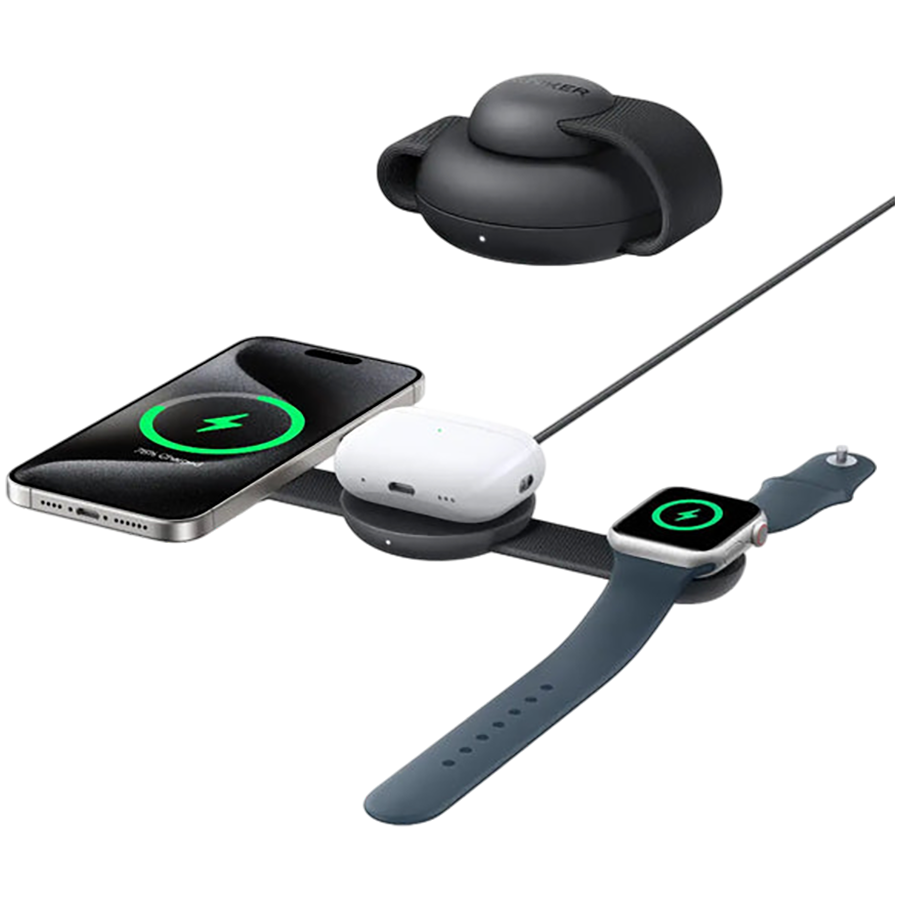 Anker MagGo Wireless Charging Station (3-in-1, Foldable Pad) – Wireless punjač